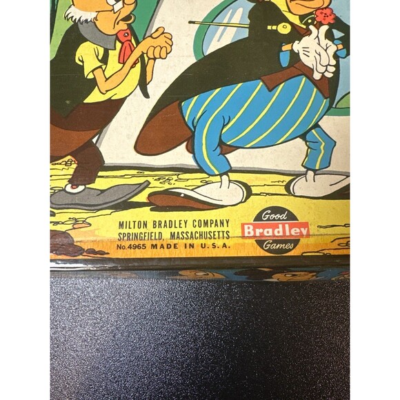 Vintage 1941 Milton Bradley “Mr. Bug Goes to Town” Board Game Complete - Picture 7 of 10